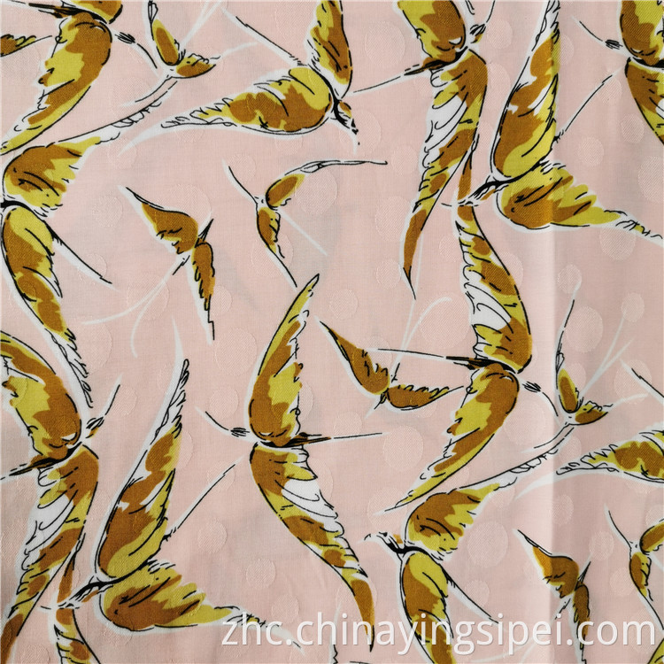 最新的库存柔软粘粘的印刷花车雅加德编织面料